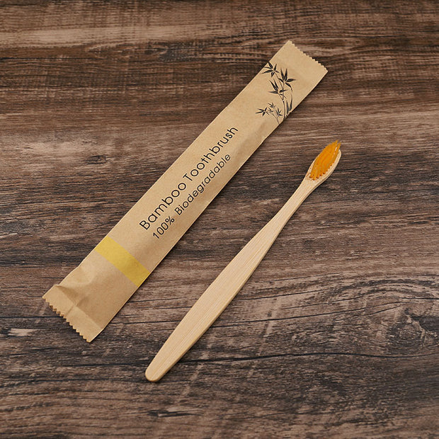 10Pcs Colorful Toothbrush Natural Bamboo Tooth Brush Set Soft Bristle Charcoal Teeth Eco Bamboo Toothbrushes Dental Oral Care