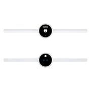 Smart Cabinet Light Clock Timing Sensor Light Removable LED Wardrobe Light Human Body Sensor Light
