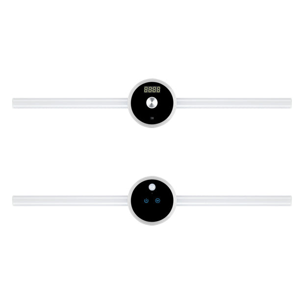 Smart Cabinet Light Clock Timing Sensor Light Removable LED Wardrobe Light Human Body Sensor Light